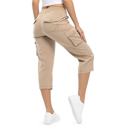 🔥Last Day:90% Off🔥Women's  Cargo Capri Pants – Lightweight Loose Fit Summer Pants