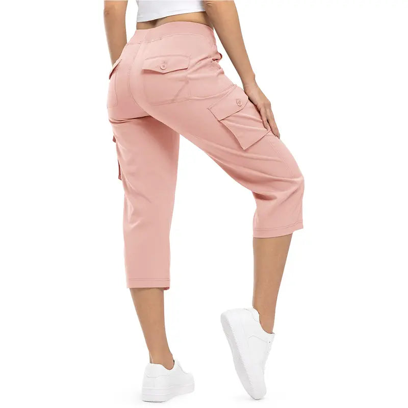 🔥Last Day:90% Off🔥Women's  Cargo Capri Pants – Lightweight Loose Fit Summer Pants