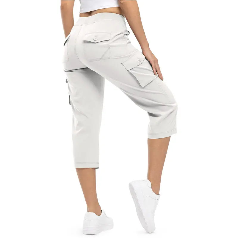 🔥Last Day:90% Off🔥Women's  Cargo Capri Pants – Lightweight Loose Fit Summer Pants