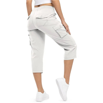 🔥Last Day:90% Off🔥Women's  Cargo Capri Pants – Lightweight Loose Fit Summer Pants