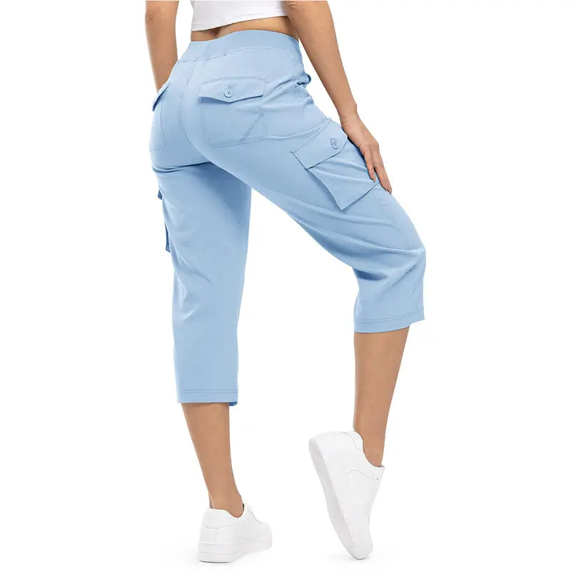 🔥Last Day:90% Off🔥Women's  Cargo Capri Pants – Lightweight Loose Fit Summer Pants