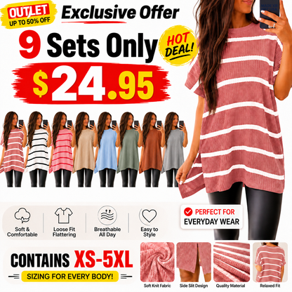 Women’s Solid Knit Puff Sleeve Sweater