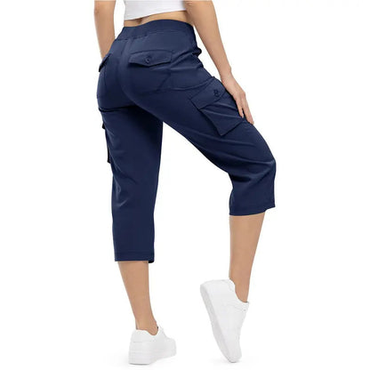 🔥Last Day:90% Off🔥Women's  Cargo Capri Pants – Lightweight Loose Fit Summer Pants