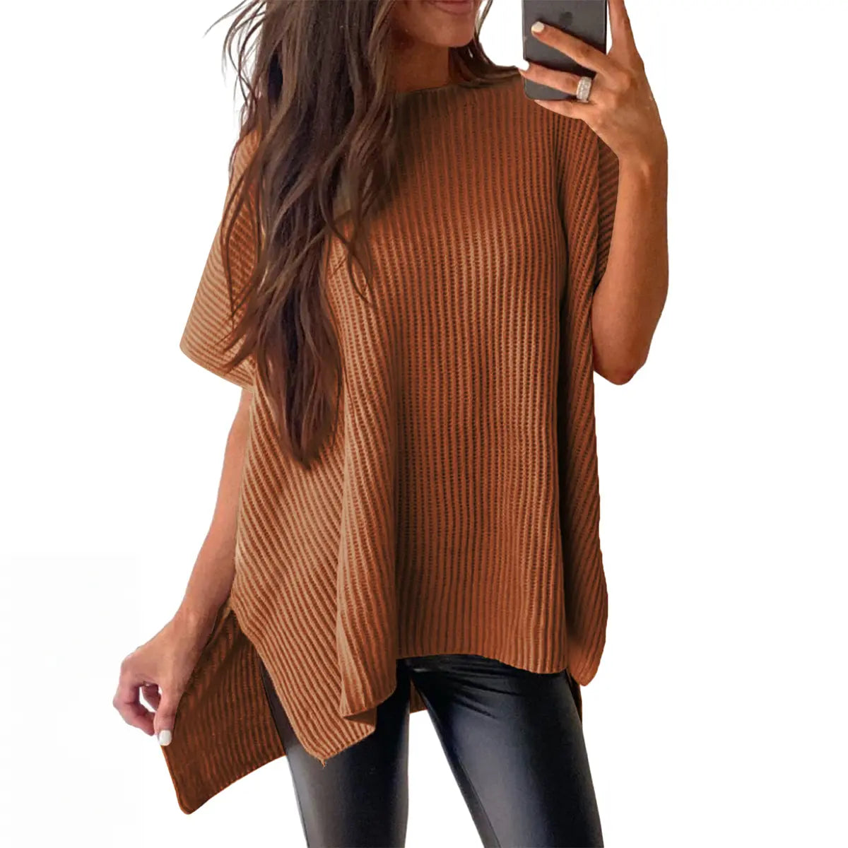 Chestnut knit top