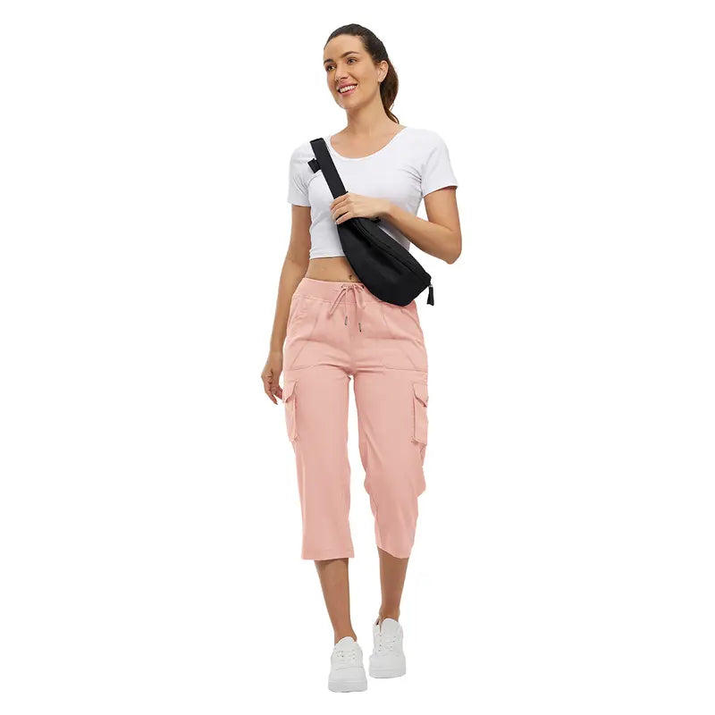 🔥Last Day:90% Off🔥Women's  Cargo Capri Pants – Lightweight Loose Fit Summer Pants