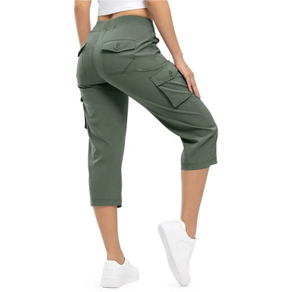 🔥Last Day:90% Off🔥Women's  Cargo Capri Pants – Lightweight Loose Fit Summer Pants