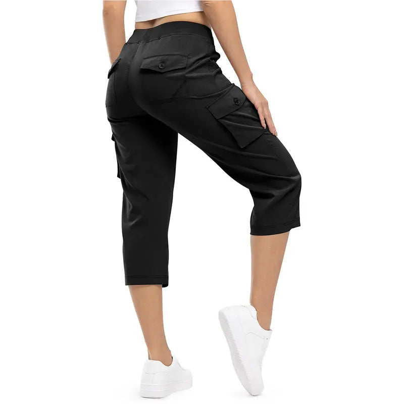 🔥Last Day:90% Off🔥Women's  Cargo Capri Pants – Lightweight Loose Fit Summer Pants